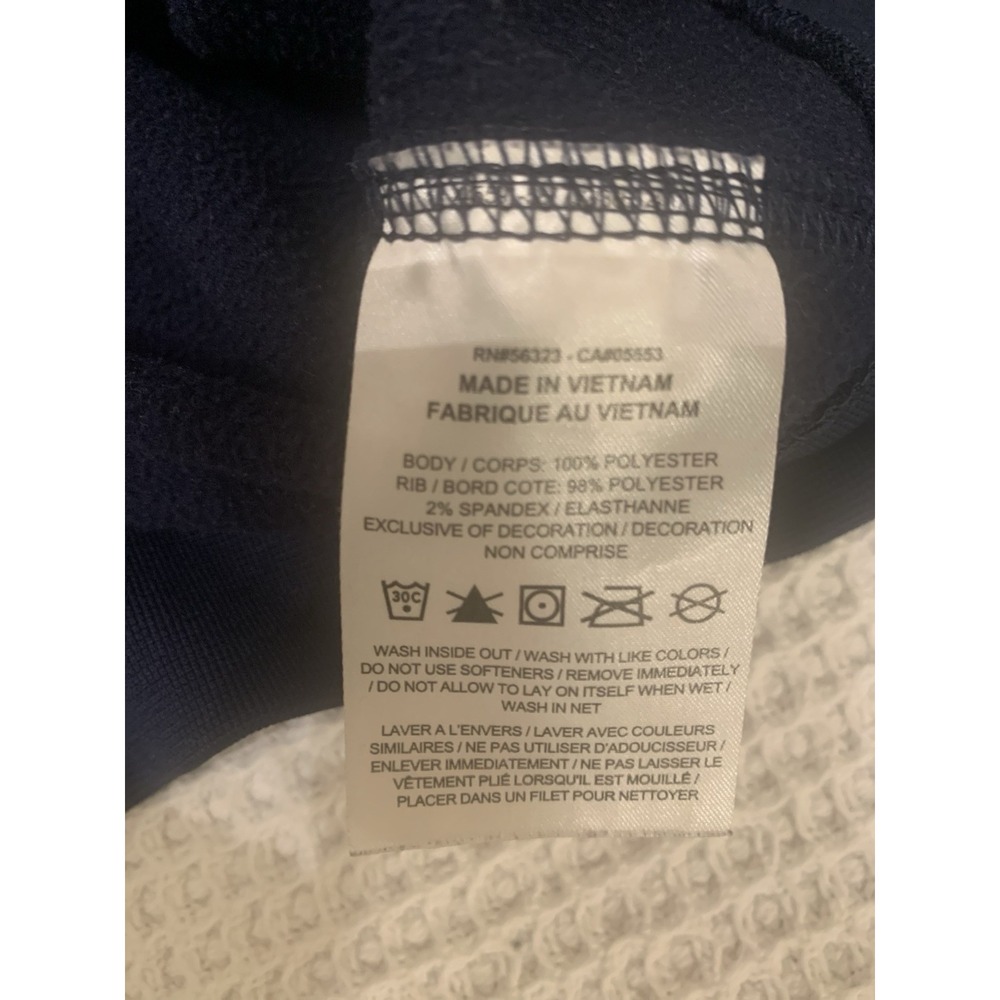 Nike Dri Fit West Virginia Mountaineers Hoodie Men's Size Medium Blue Sweatshirt - Picture 7 of 12